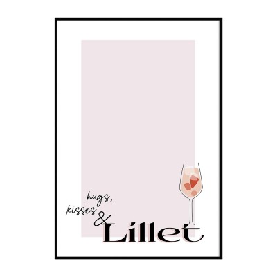 Hugs, Kisses and Lillet - Poster