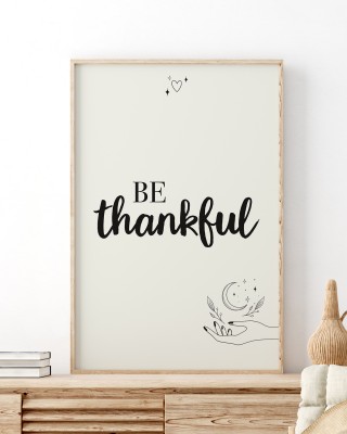 Poster - Lieblingsmensch "Be Thankful"