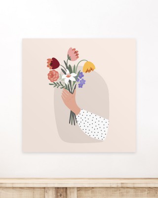 Magnetwandbild - Blumenbouquet