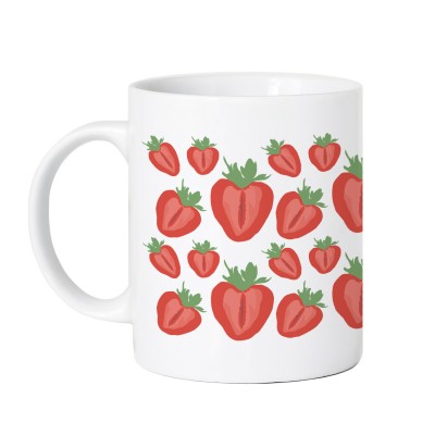 Motiv: Erdbeere - VS" Tasse