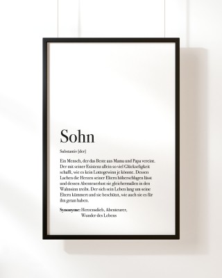 Definition Sohn - Poster
