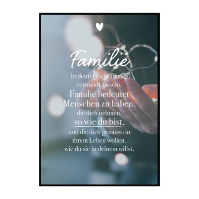Familie - Poster von Lieblingsmensch