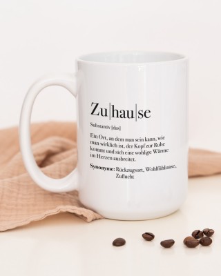 Definition Zuhause  - Jumbotasse