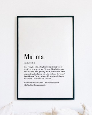 Poster - Lieblingsmensch - Motiv Mama