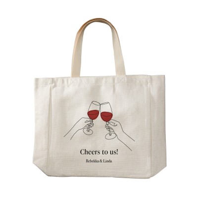 Cheers to us - Stofftasche