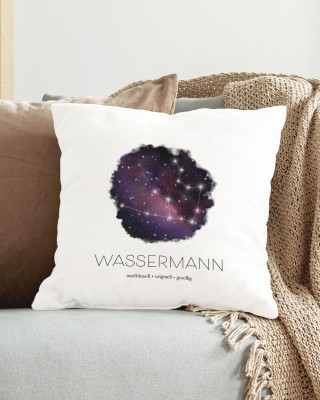 Sternenbild "Wassermann" - Kissen