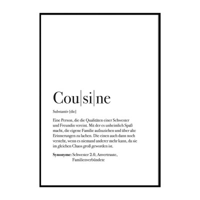 Poster Cousine
