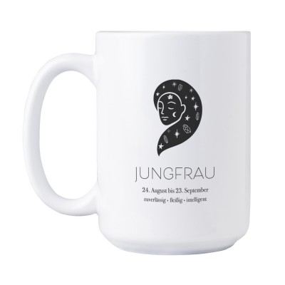 Sternzeichen "Jungfrau" - Jumbotasse