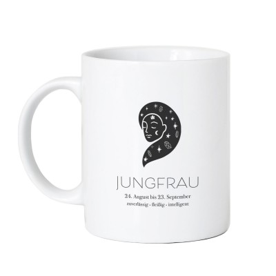 Sternzeichen "Jungfrau" - VS" Tasse