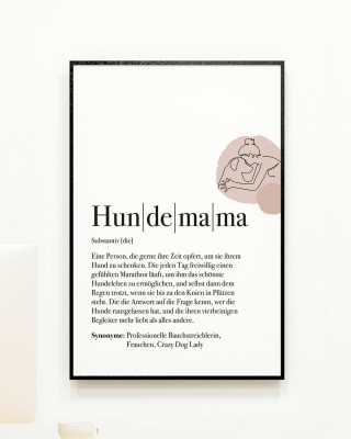 Definition Hundemama - Poster