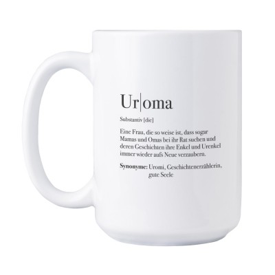 Definition Uroma  - Jumbotasse