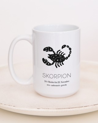 Sternzeichen "Skorpion" - Jumbotasse