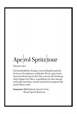 Aperol Spritztour - Poster