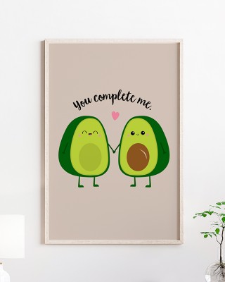 You complete me - personalisiertes Poster