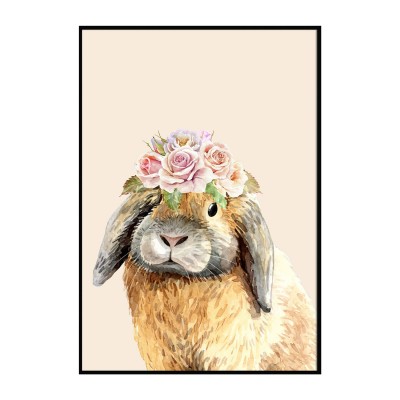Kaninchen und Hasen Poster - Süßes Hasenposter