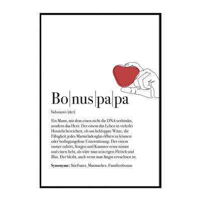 Definition Bonuspapa - Poster