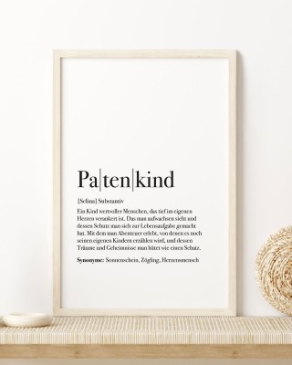 Definition Patenkind - Poster