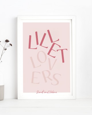Lillet Lovers - Personalisiertes Poster 