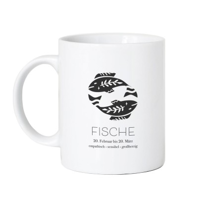 Motiv: Sternzeichen "Fische" - VS" Tasse