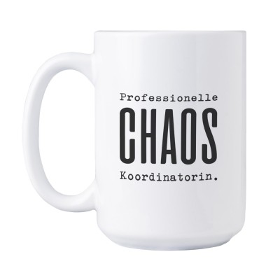 Professionelle Chaos Koordinatorin - Jumbotasse