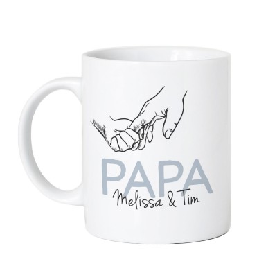 Papa - Tasse - personalisierbare Tasse zum Vatertag