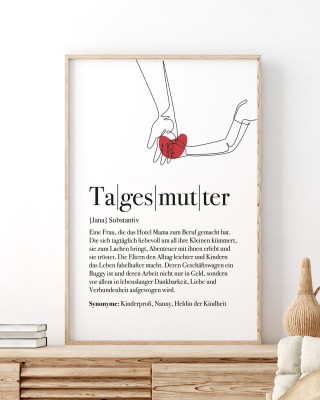 Definition Tagesmutter - Poster